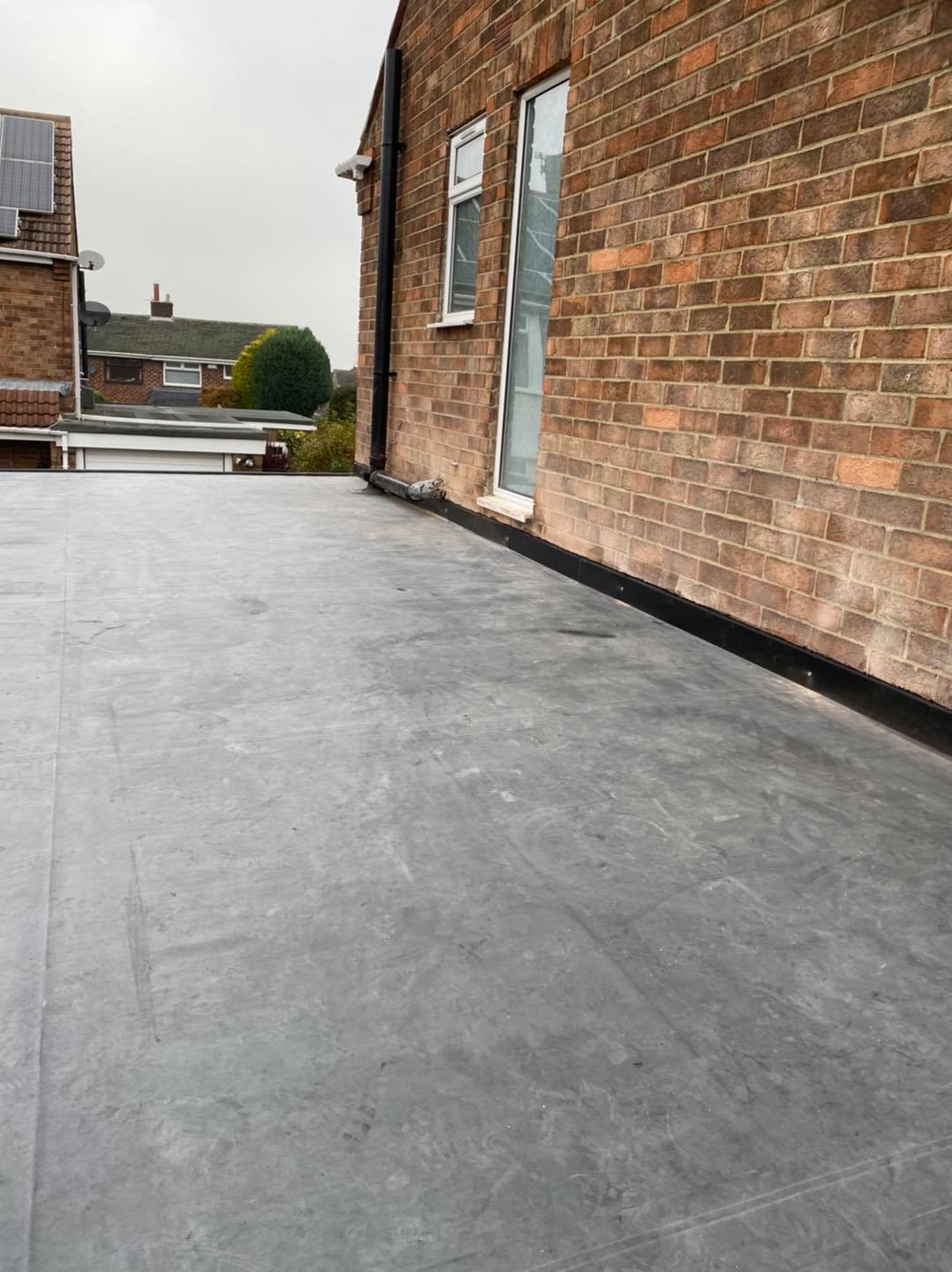 Completed roofing work by SB Roofing Solutions
