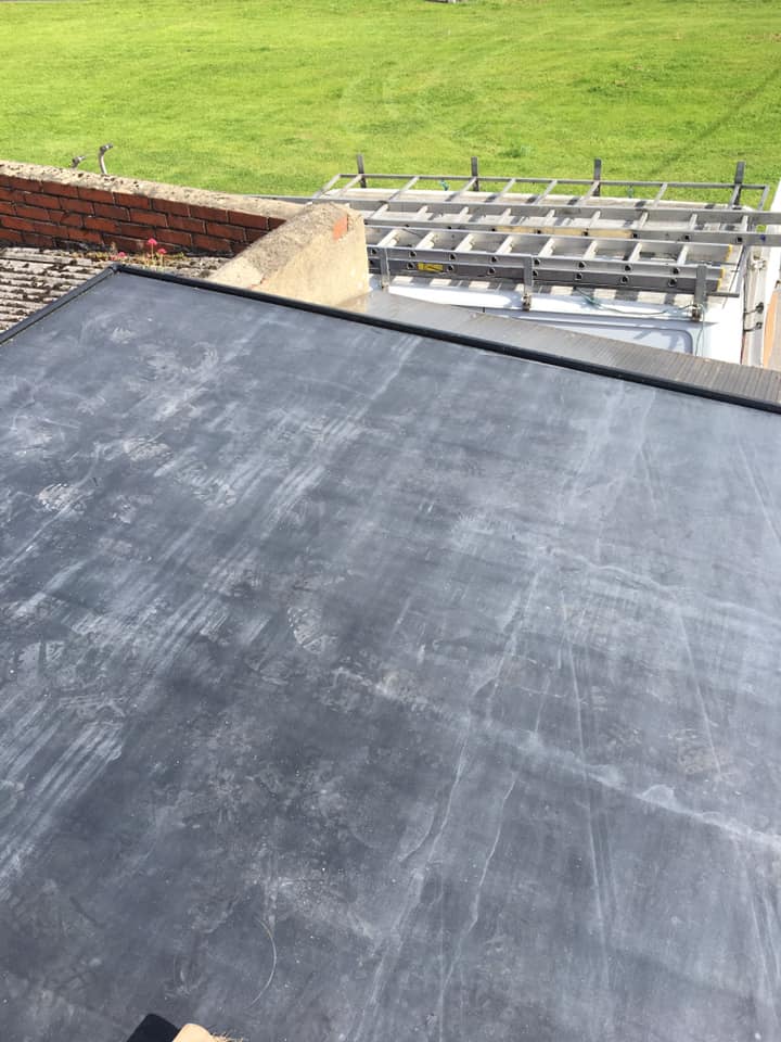 Residential roof completed by SB Roofing Solutions